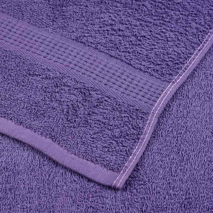 Guest Towels 2 pcs Purple 30x50 cm 360 gsm 100% Cotton