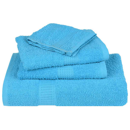 Bath Towels 4 pcs Turquoise 100x150 cm 360 gsm 100% Cotton