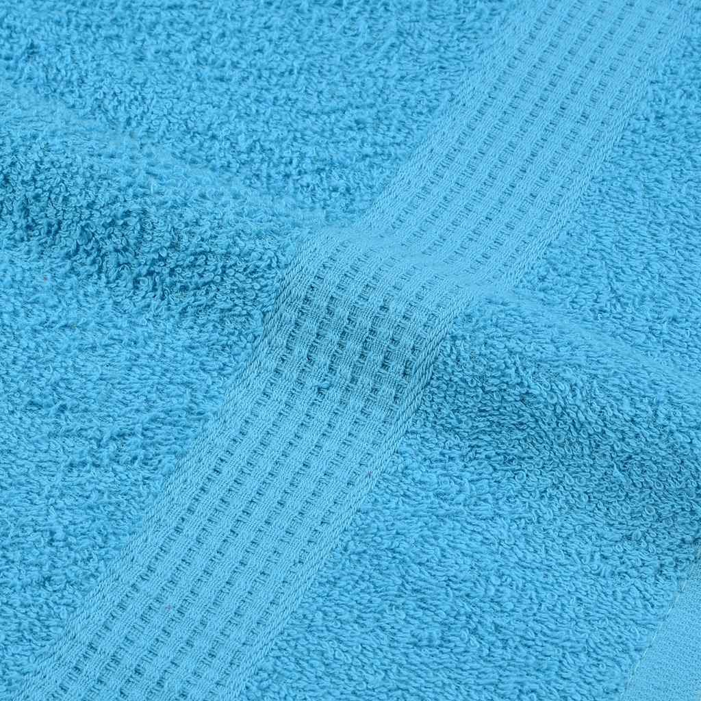 Bath Towels 4 pcs Turquoise 100x150 cm 360 gsm 100% Cotton