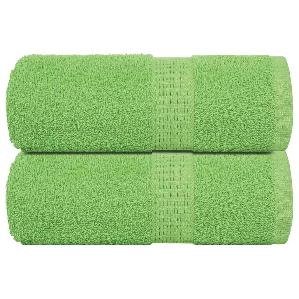 Soap Towels 2 pcs Apple Green 30x30 cm 360 gsm 100% Cotton