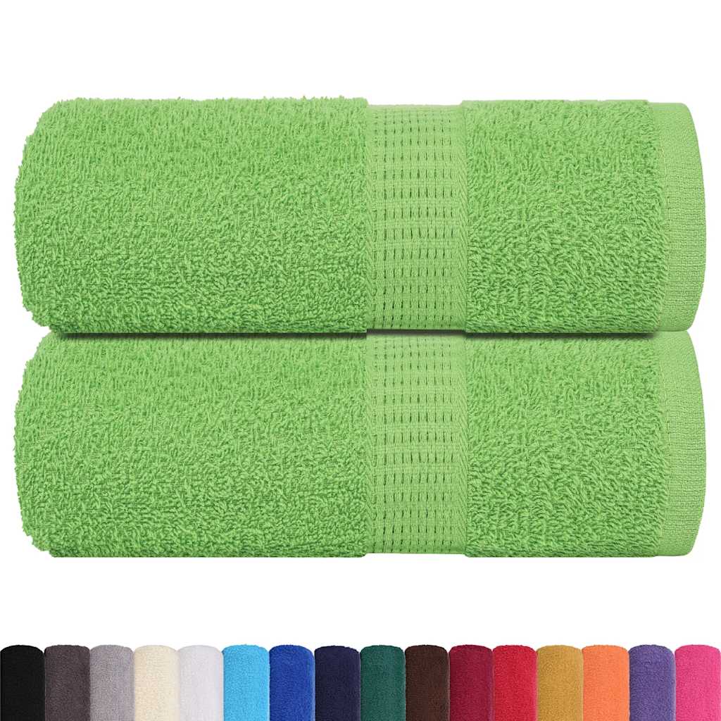 Soap Towels 2 pcs Apple Green 30x30 cm 360 gsm 100% Cotton