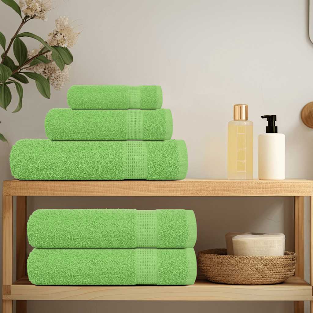 Soap Towels 2 pcs Apple Green 30x30 cm 360 gsm 100% Cotton