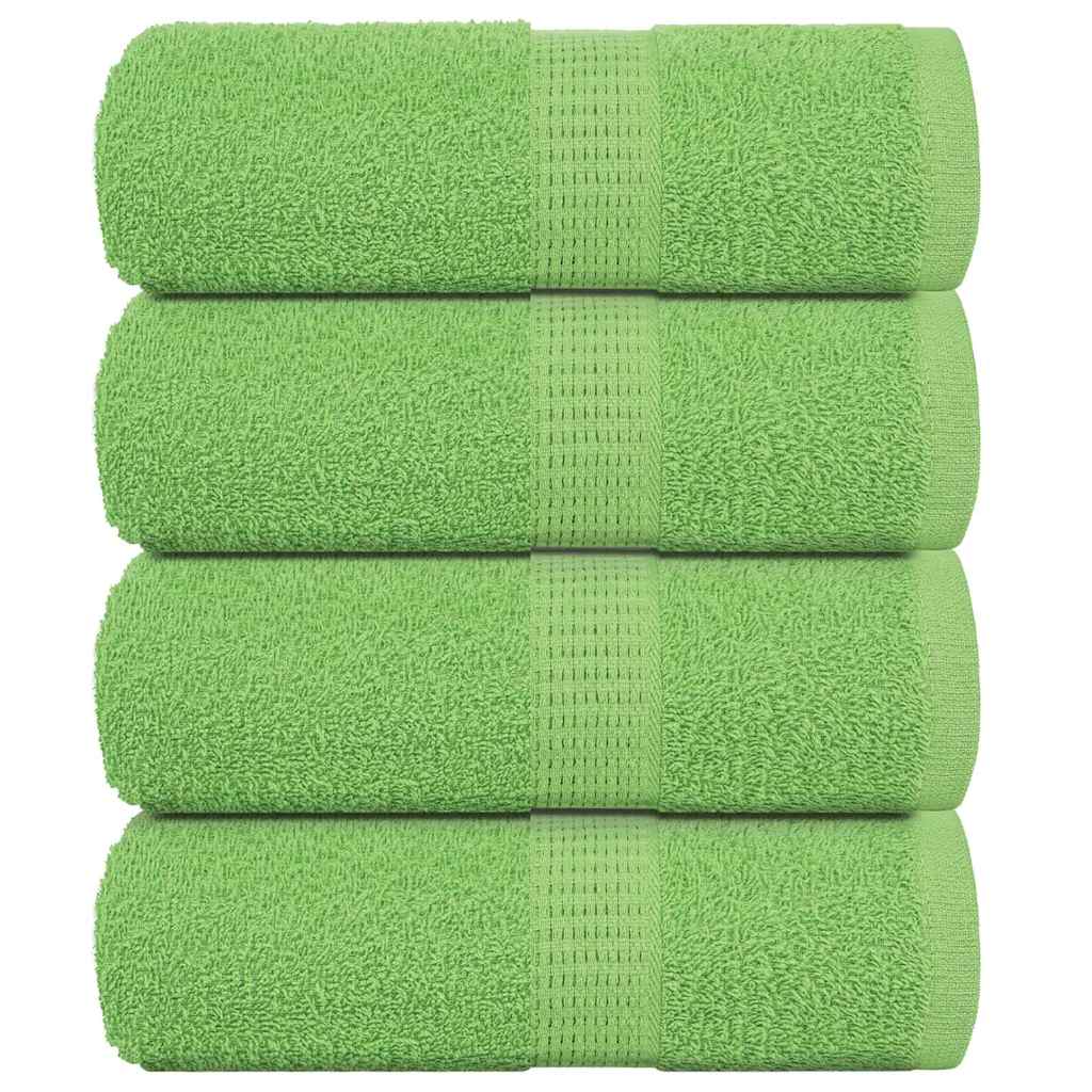 Soap Towels 4 pcs Apple Green 30x30 cm 360 gsm 100% Cotton