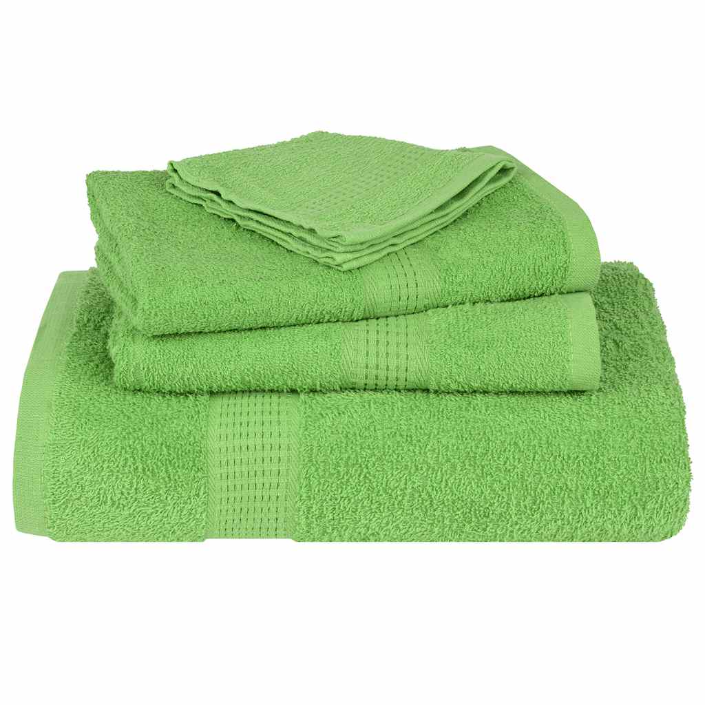 Soap Towels 4 pcs Apple Green 30x30 cm 360 gsm 100% Cotton