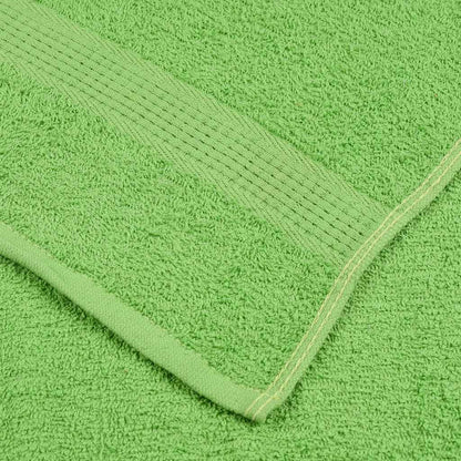 Soap Towels 10 pcs Apple Green 30x30 cm 360 gsm 100% Cotton