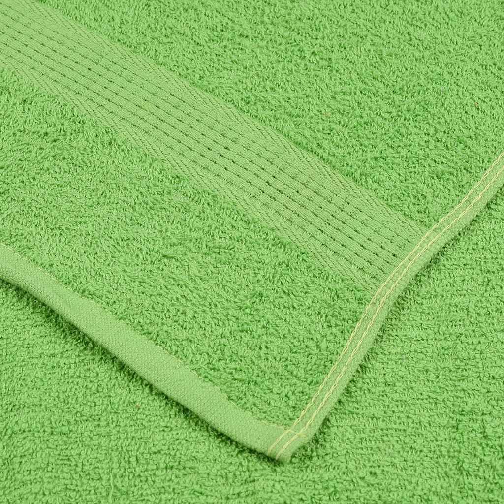 Guest Towels 2 pcs Apple Green 30x50 cm 360 gsm 100% Cotton