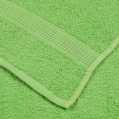 Hand Towels 2 pcs Apple Green 50x100 cm 360 gsm 100% Cotton