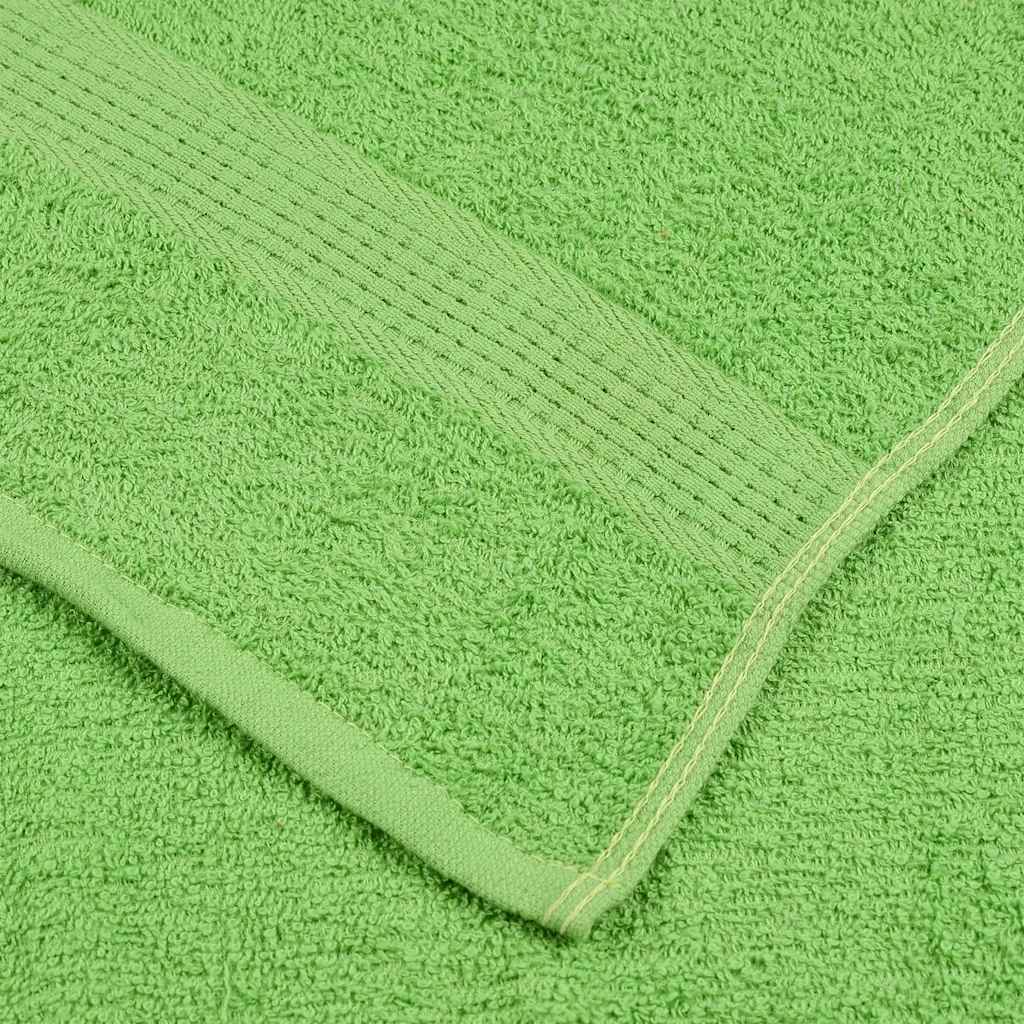 Hand Towels 4 pcs Apple Green 50x100 cm 360 gsm 100% Cotton