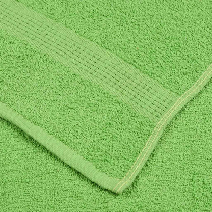 Hand Towels 4 pcs Apple Green 50x100 cm 360 gsm 100% Cotton