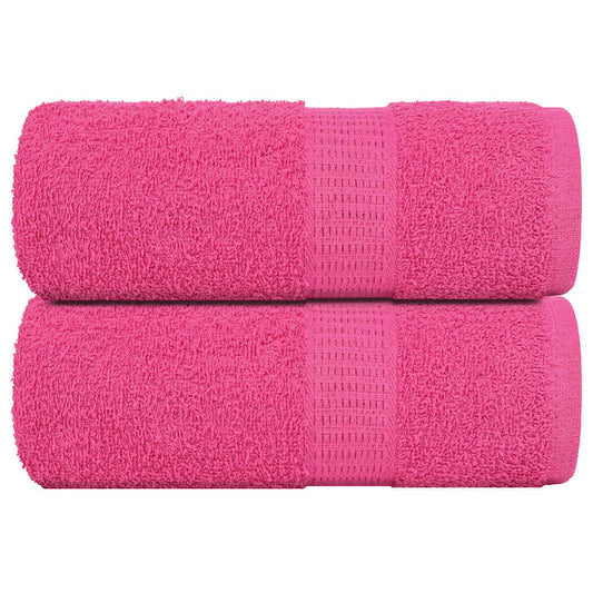 Soap Towels 2 pcs Pink 30x30 cm 360 gsm 100% Cotton