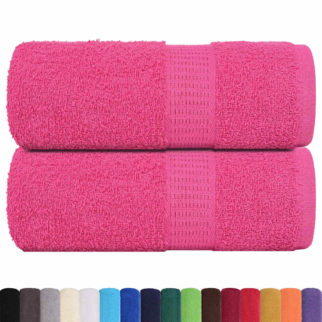 Soap Towels 2 pcs Pink 30x30 cm 360 gsm 100% Cotton