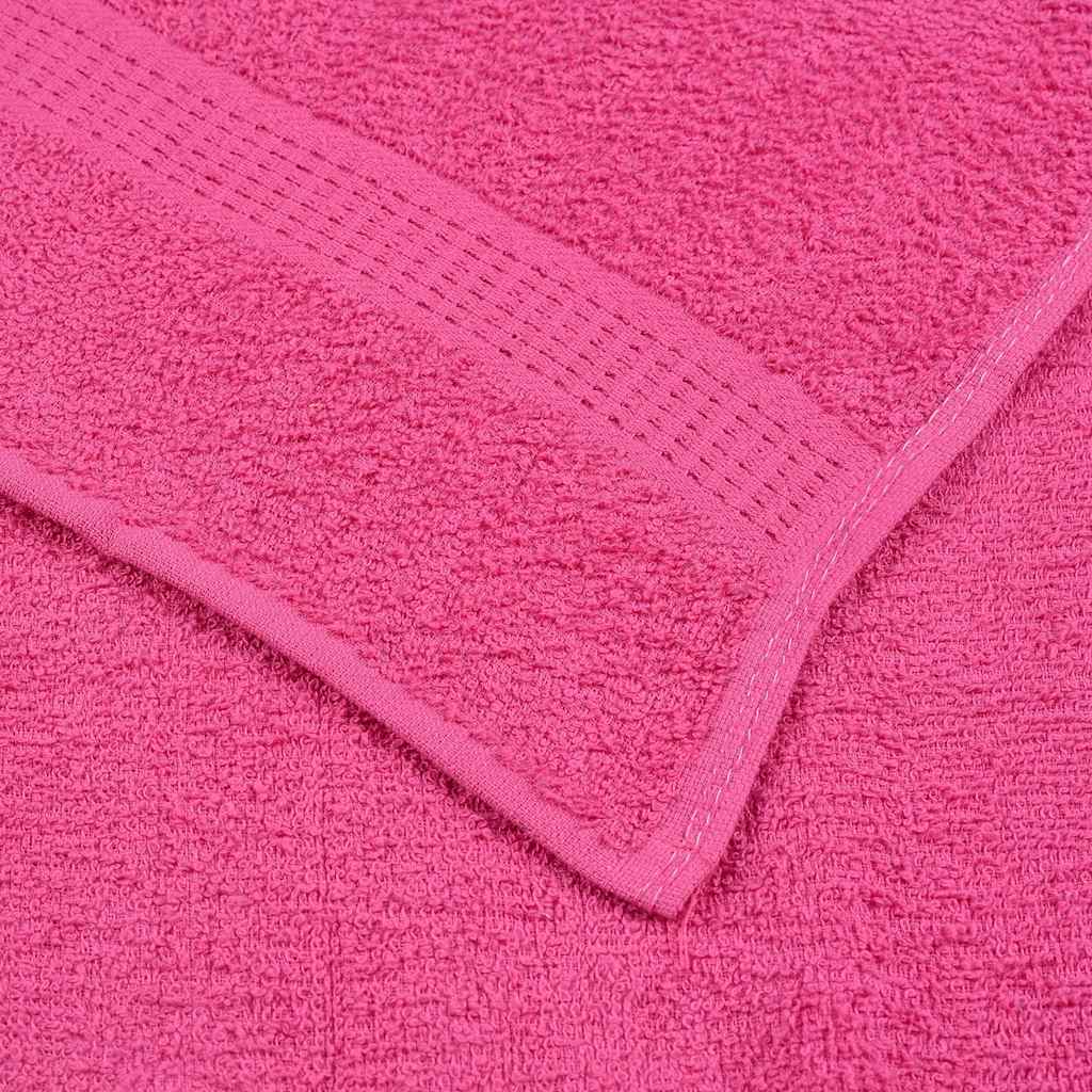 Sauna Towels 2 pcs Pink 80x200 cm 360 gsm 100% Cotton