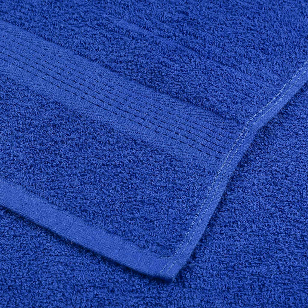 8 Piece Towel Set Blue 360 gsm 100% Cotton