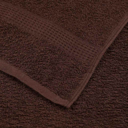 8 Piece Towel Set Brown 360 gsm 100% Cotton