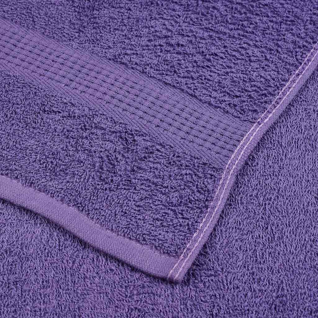 8 Piece Towel Set Purple 360 gsm 100% Cotton