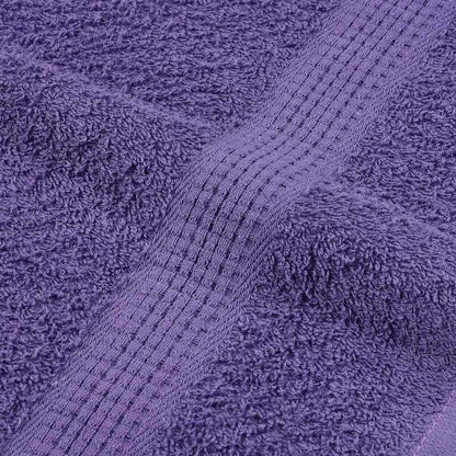 8 Piece Towel Set Purple 360 gsm 100% Cotton