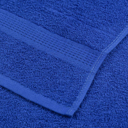 6 Piece Towel Set Blue 360 gsm 100% Cotton