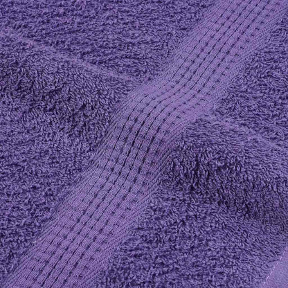 6 Piece Towel Set Purple 360 gsm 100% Cotton