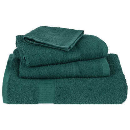 6 Piece Towel Set Apple Green 360 gsm 100% Cotton