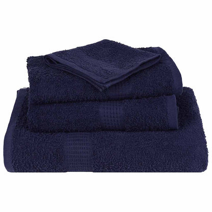 12 Piece Towel Set Navy Blue 360 gsm 100% Cotton