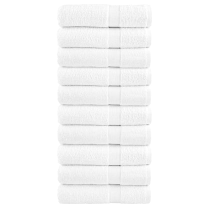 Premium Shower Towels 10pcs White 70x140cm 600gsm 100% Cotton