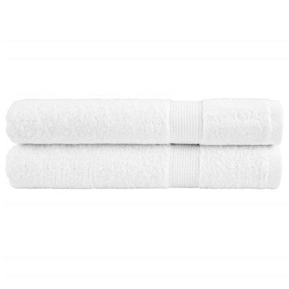 Premium Towels 2pcs White 100x200cm 600gsm 100% Cotton