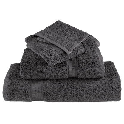 Premium Hand Towels SOLUND 10pcs Anthracite 50x100cm 600gsm