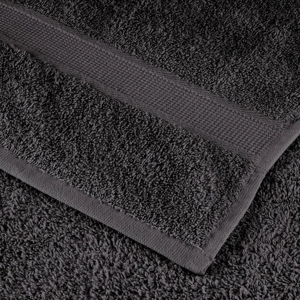 Premium Shower Towels 25pcs Anthracite 70x140cm 600gsm 100% Cotton