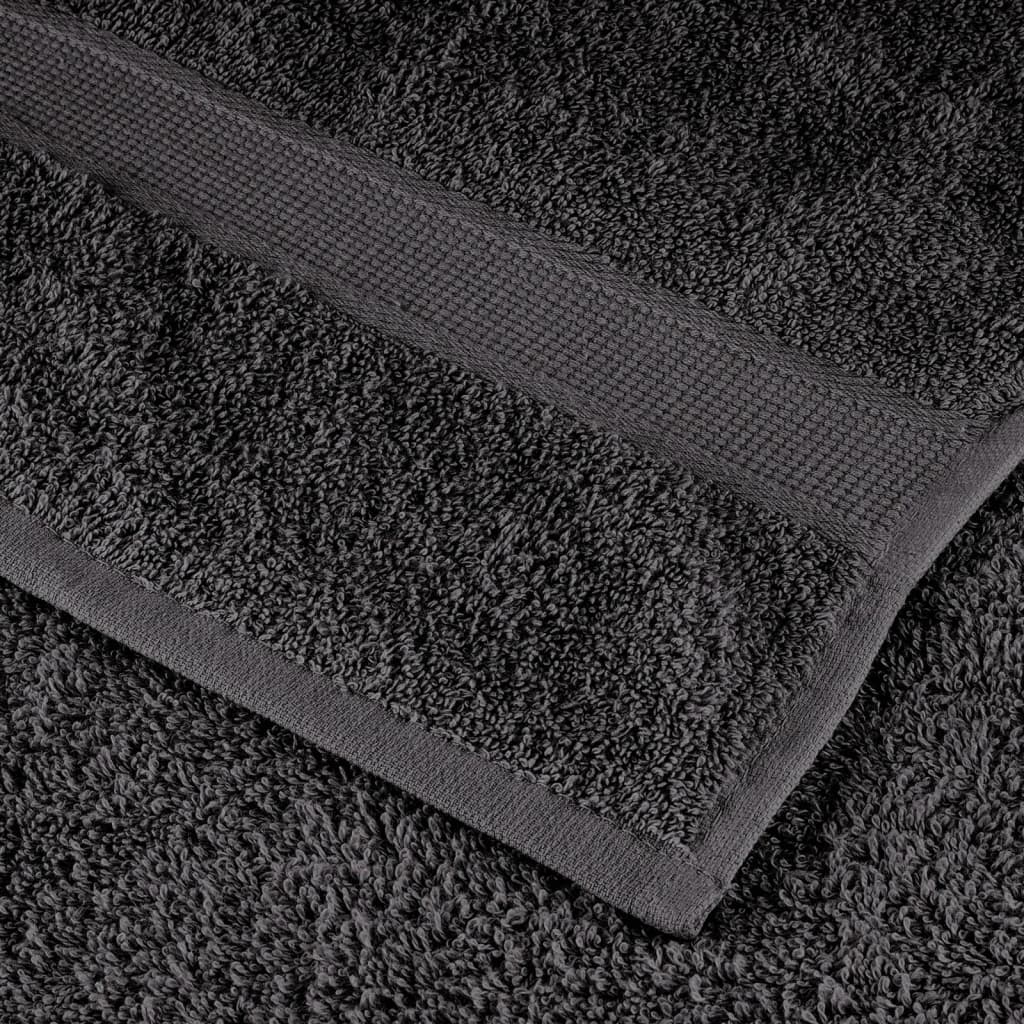 Premium Bath Towels 4pcs Anthracite 100x150cm 600gsm 100% Cotton