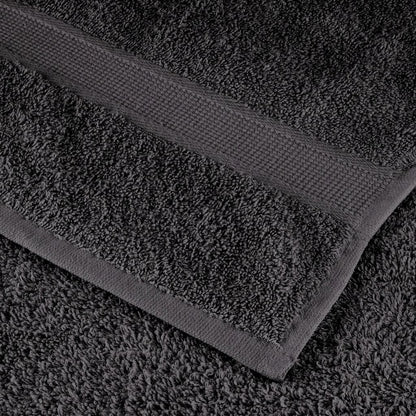 Premium Sauna Towels 2pcs Anthracite 80x200cm 600gsm 100% Cotton