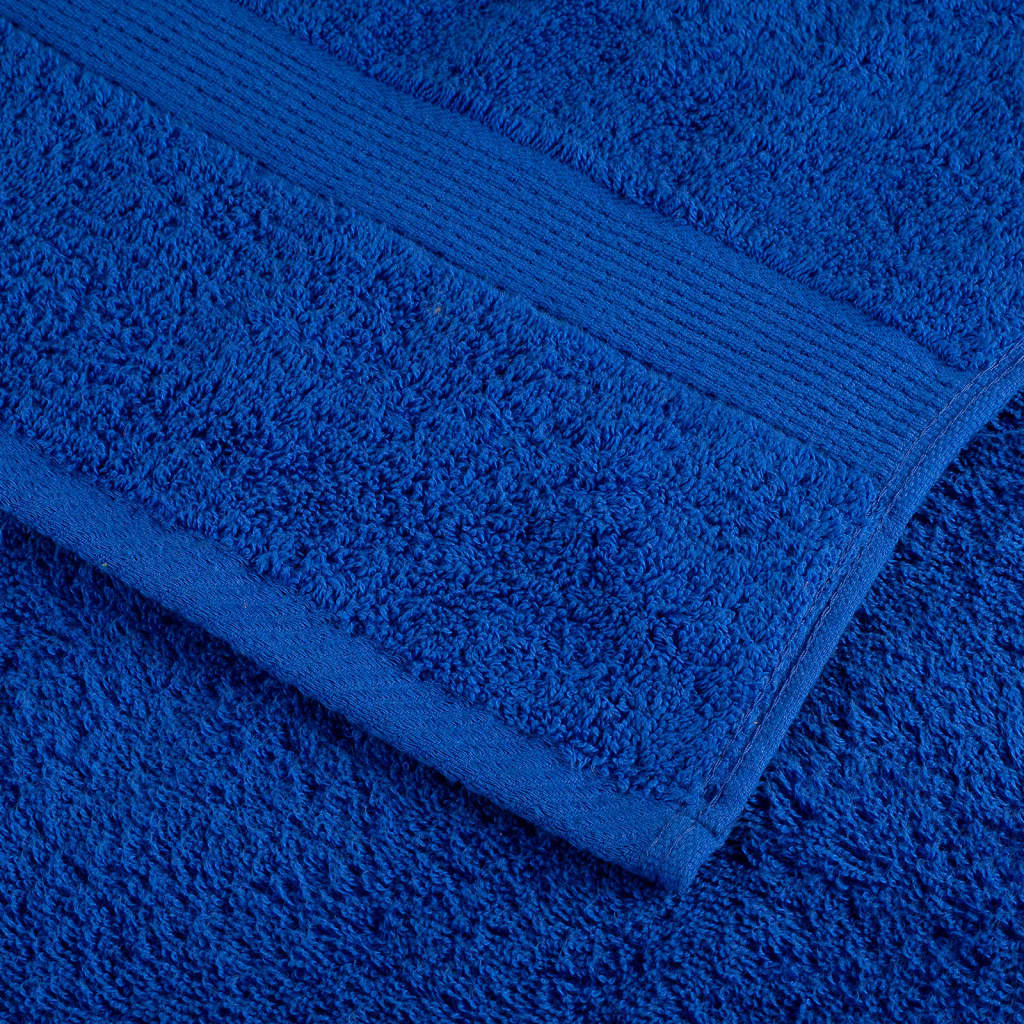 Premium Shower Towels 10pcs Blue 70x140cm 600gsm 100% Cotton