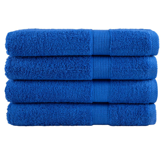 Premium Sauna Towels SOLUND 4pcs Blue 80x200cm 600gsm