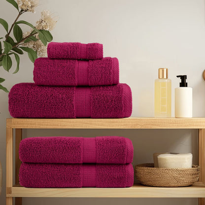 Premium Hand Towels SOLUND 10pcs Bordeaux 50x100cm 600gsm