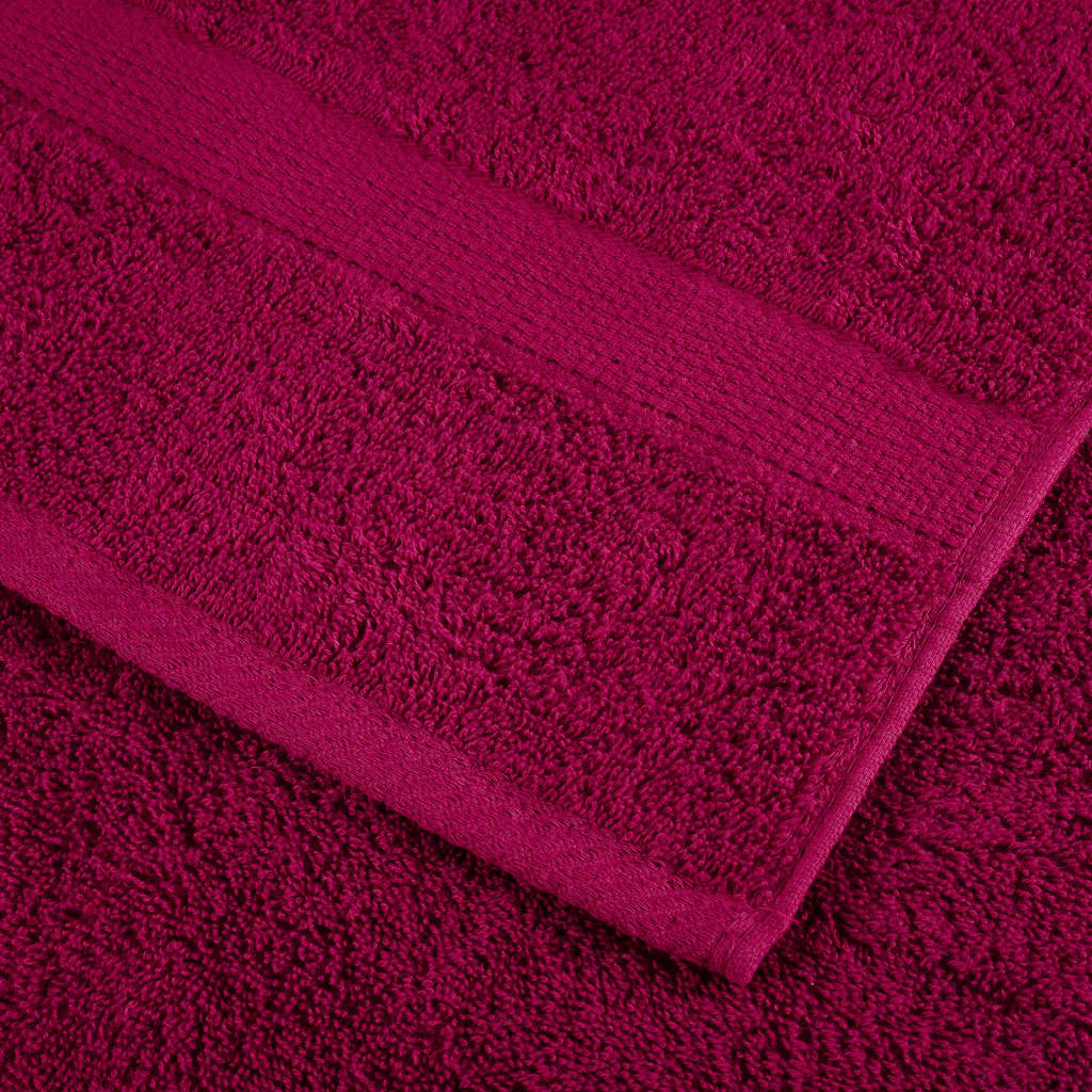 Premium Towels SOLUND 4pcs Bordeaux 100x200cm 600gsm