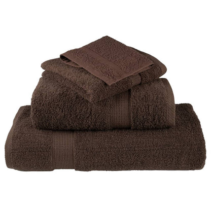 Premium Bath Towels 4pcs Brown 100x150cm 600gsm 100% Cotton