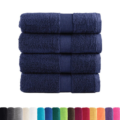 Premium Soap Towels SOLUND 4pcs Navy Blue 30x30cm 600gsm