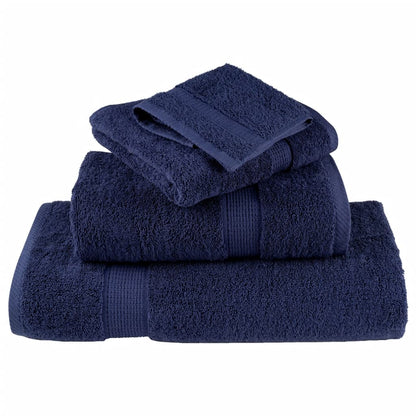 Premium Bath Towels SOLUND 2pcs Navy Blue 100x150cm 600gsm