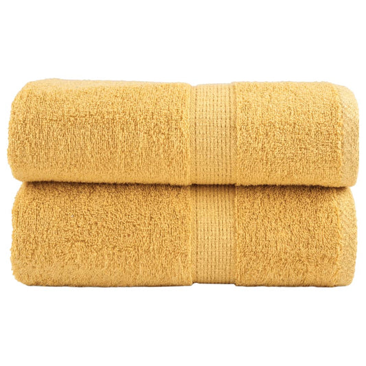 Premium Soap Towels 2 pcs Gold 30x30cm 600gsm 100% Cotton