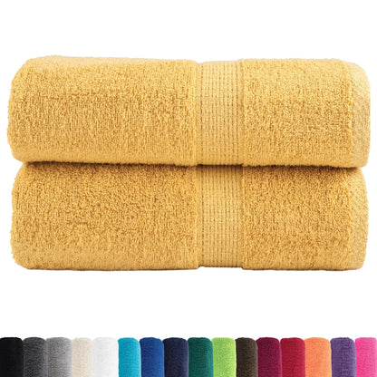 Premium Soap Towels 2 pcs Gold 30x30cm 600gsm 100% Cotton