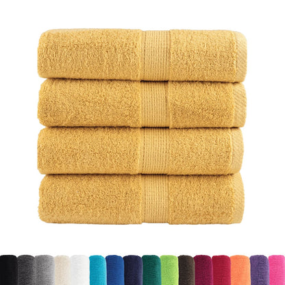 Premium Soap Towels SOLUND 4pcs Gold 30x30cm 600gsm