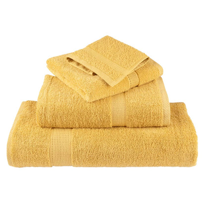 Premium Soap Towels 10 pcs Gold 30x30cm 600gsm 100% Cotton