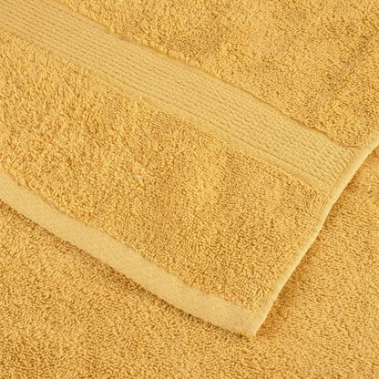 Premium Hand Towels SOLUND 10pcs Gold 50x100cm 600gsm