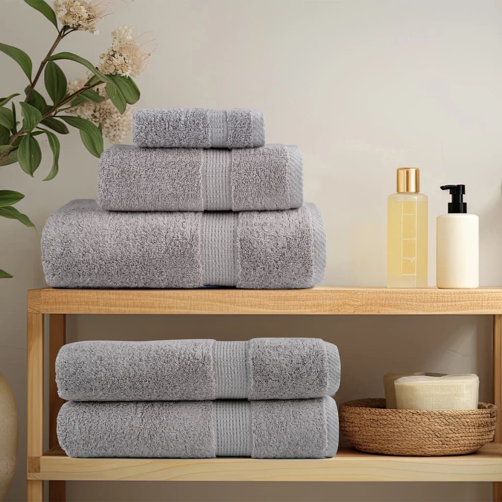 Premium Sauna Towels SOLUND 4pcs Grey 80x200cm 600gsm