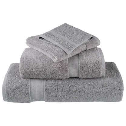 Premium Sauna Towels SOLUND 4pcs Grey 80x200cm 600gsm