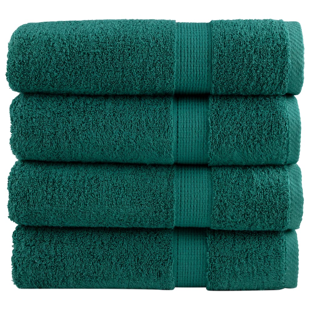 Premium Bath Towels 4 pcs 100x150 cm 600 gsm 100% Cotton