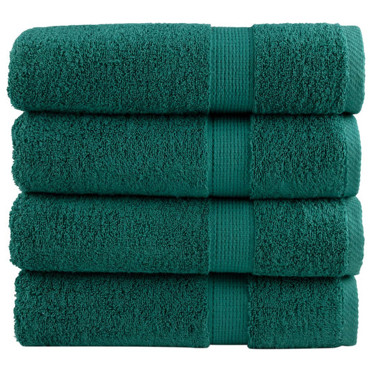 Premium Bath Towels 4 pcs 100x150 cm 600 gsm 100% Cotton