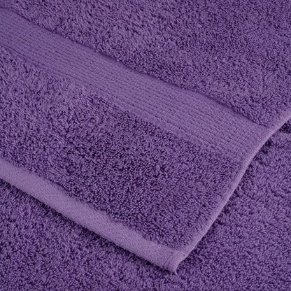 Premium Soap Towels 2 pcs Purple 30x30 cm 600 gsm 100% Cotton