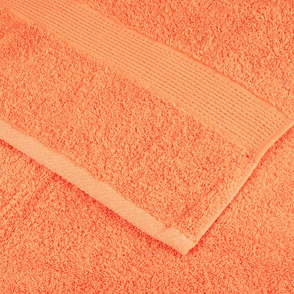 Premium Soap Towels 4 pcs Orange 30x30 cm 600 gsm 100% Cotton