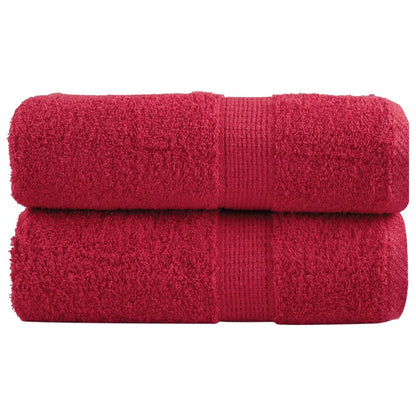 Premium Soap Towels SOLUND 2 pcs Red 30x30 cm 600 gsm