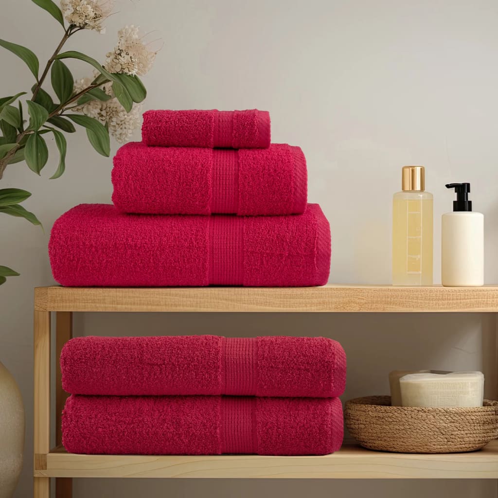 Premium Bath Towels 2 pcs 100x150 cm 600 gsm 100% Cotton